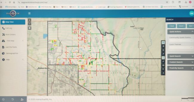 Image of Wagoner County District 1 project map