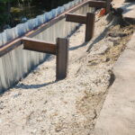Wagoner County District 1 retention wall